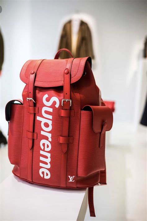 fake louis vuitton supreme bag|supreme louis vuitton backpack.